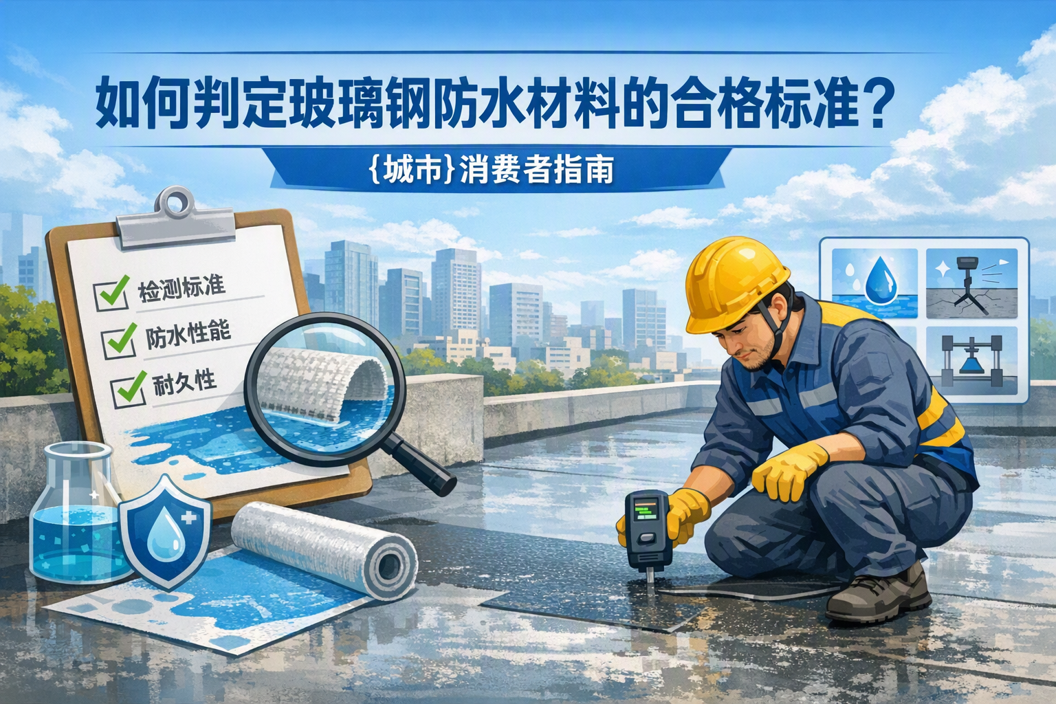 如何判定玻璃钢防水材料的合格标准？ 锦州 消费者指南