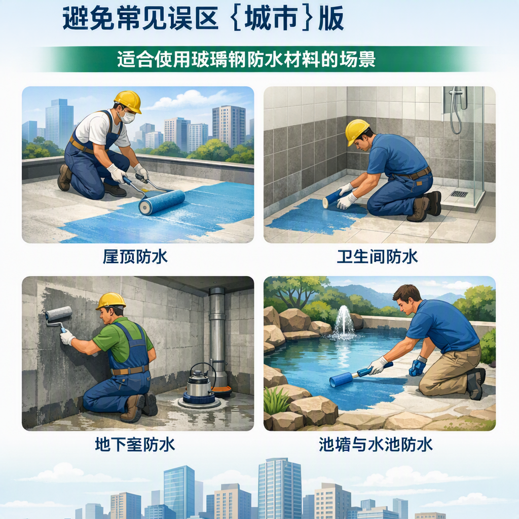 玻璃钢防水材料施工注意事项，避免常见误区 锦州 版